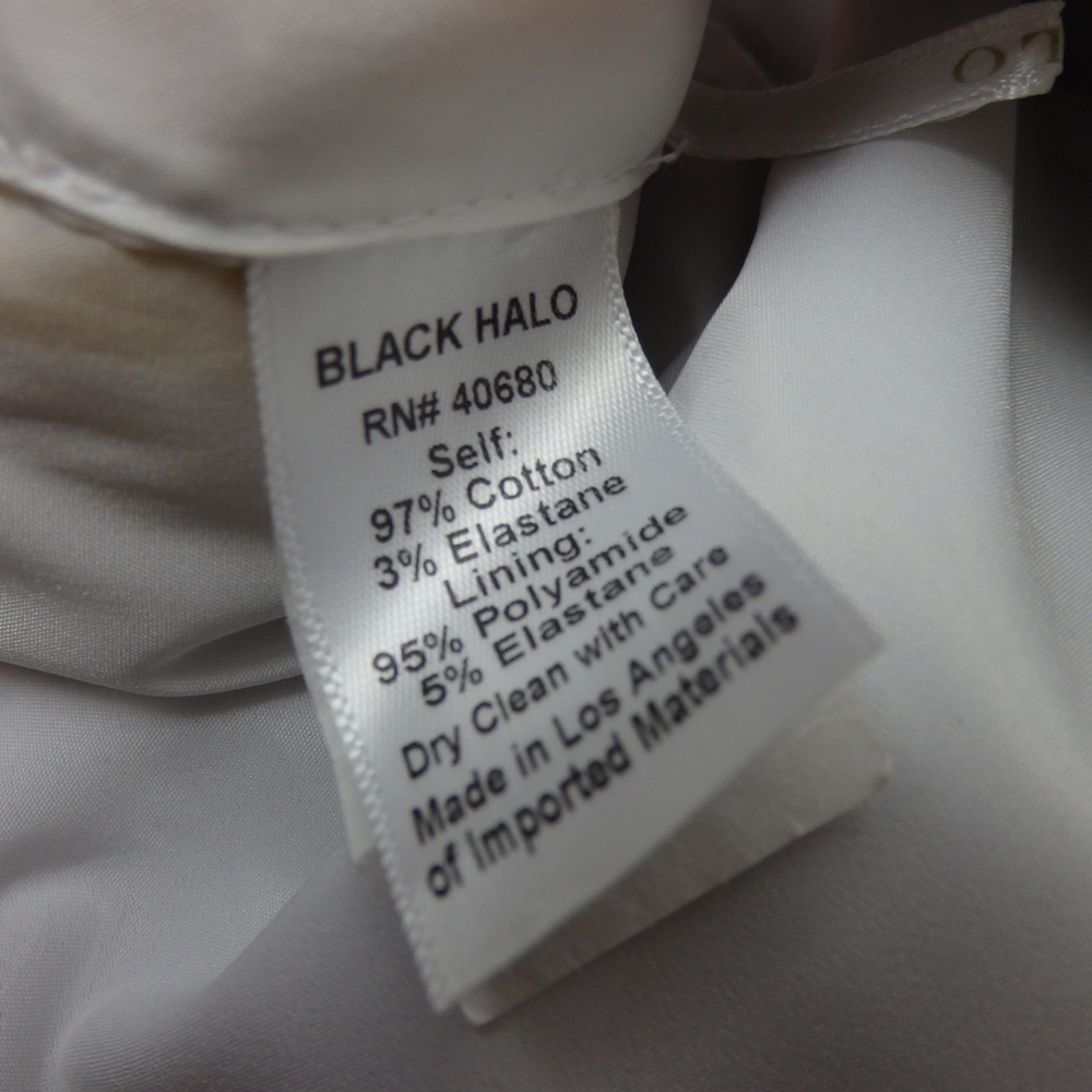 Black Halo Printed Tank Crop Top 2 - Picture 7 of 8